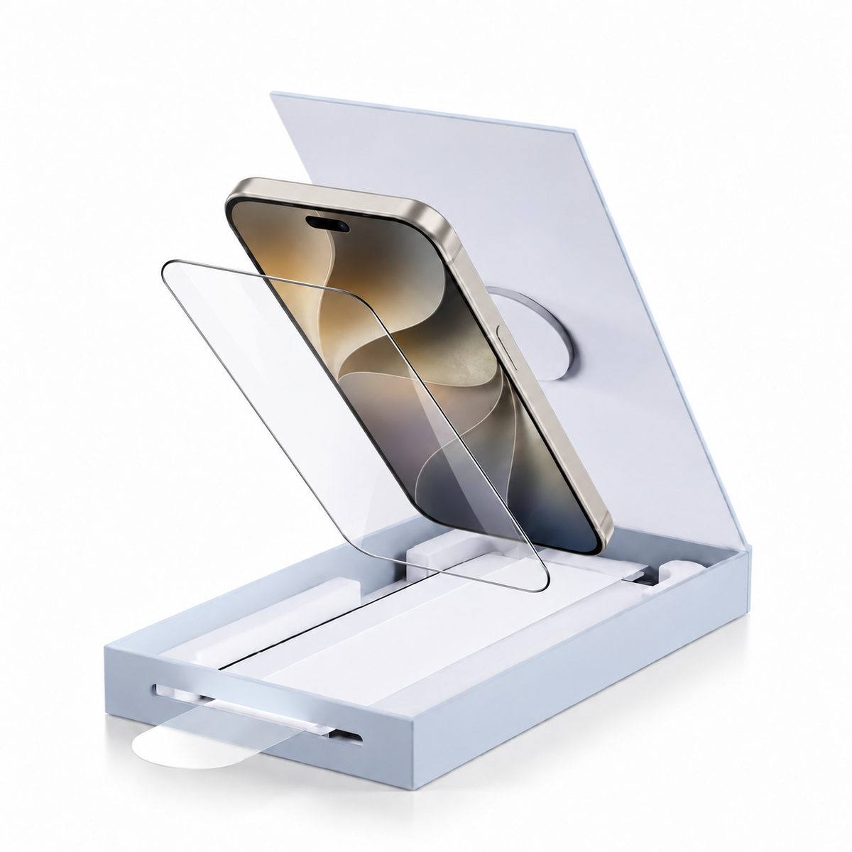 aslitec Purevision Clear Glass Screen For iPhone 18 Pro Clear With Applicator