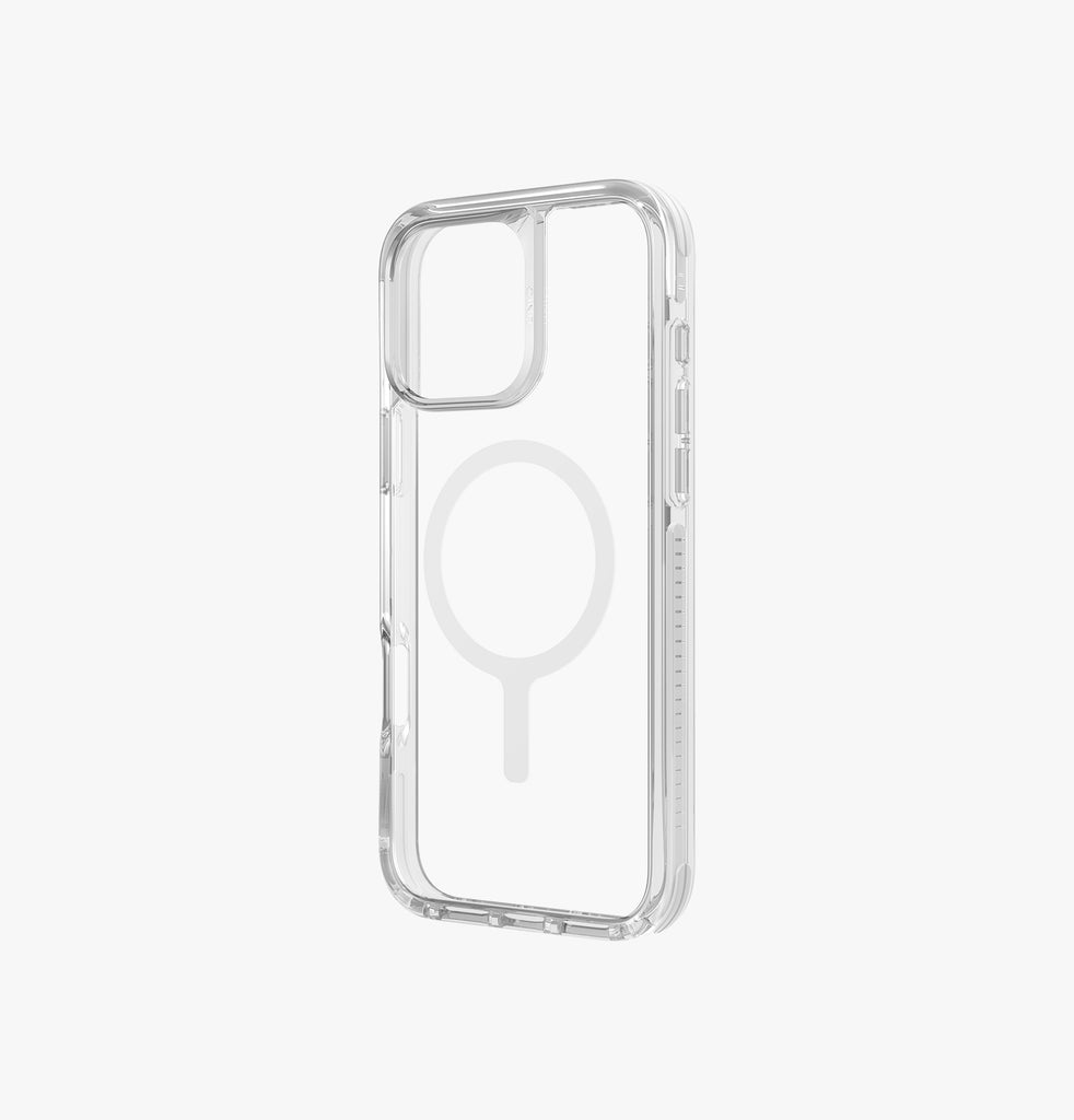 Uniq iPhone 16 Pro Hybrid Lifepro Xtreme MagSafe Case - Dove Frost | Clear