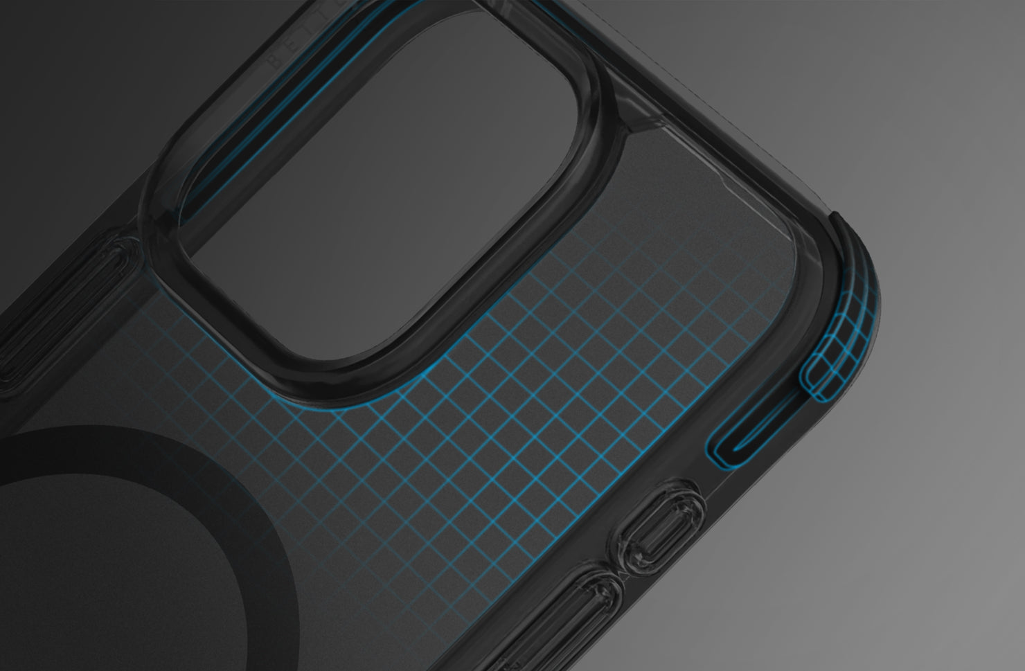 كڤر حماية Hybrid Combat لهاتف iPhone 16 Pro Max متوافق مع MagSafe من Uniq | أسود كربوني