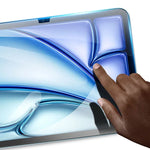 حماية شاشة زجاجي شفاف منحني من ANANK لجهاز iPad Air 11 بوصة (موديل 2024)