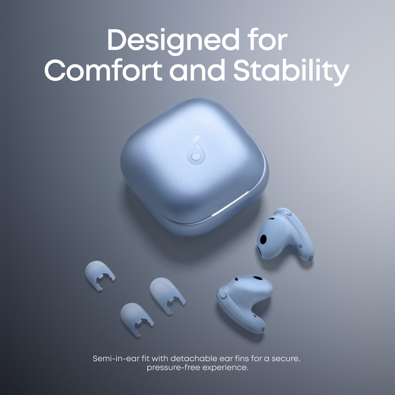 Soundcore Liberty Buds Wireless Semi-In-Ear Earbuds | Blue