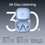 Soundcore Liberty Buds Wireless Semi-In-Ear Earbuds | Blue