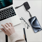 كيبل ماج لينك USB-C إلى Lightning مغناطيسي 60 واط بطول 2 متر من Momax | أسود