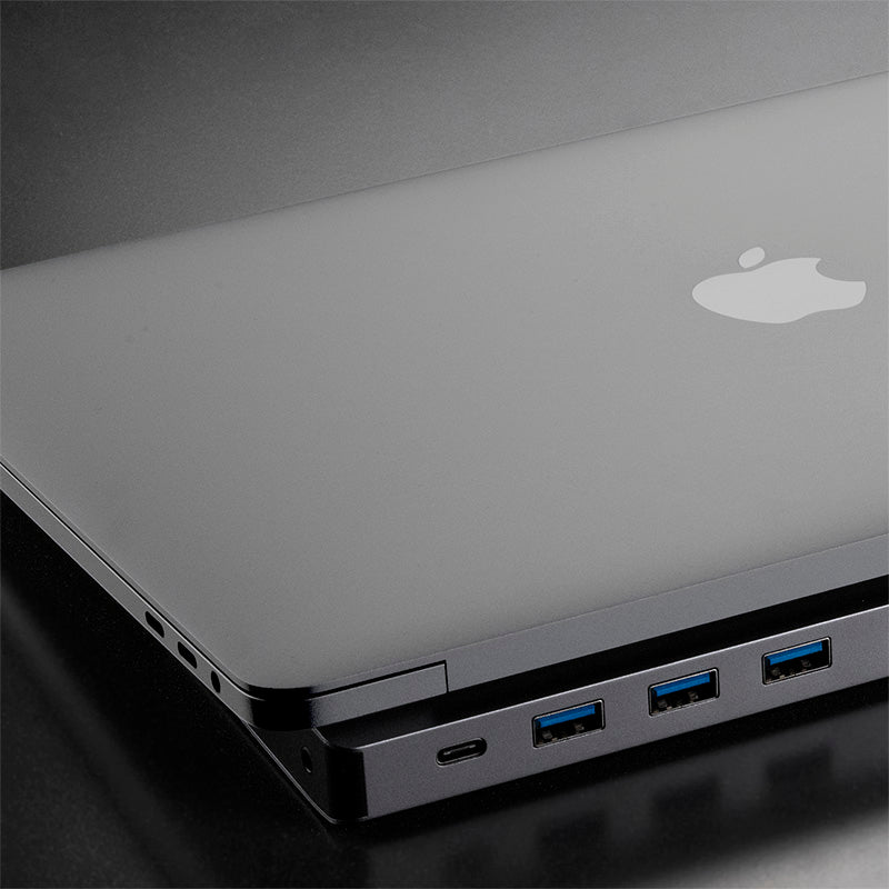 Momax OneLink 12-in-1 USB-C Docking Station – 100W PD, 4K HDMI, USB 3.0, Micro SD & Mini DisplayPort | Silver