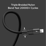 كيبل ماج لينك USB-C إلى Lightning مغناطيسي 60 واط بطول 2 متر من Momax | أسود
