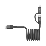 كيبل Momax Mag Link المغناطيسي  USB-C to USB-C و موصل Lightning بطول 1م