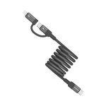كيبل Momax Mag Link المغناطيسي  USB-C to USB-C و موصل Lightning بطول 1م