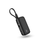 LZEL PrimeBrio Neo 5K Mini Power Bank 22.5W – 5000mAh, Detachable Type-C Cable