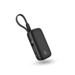 LZEL PrimeBrio Neo 5K Mini Power Bank 22.5W – 5000mAh, Detachable Type-C Cable