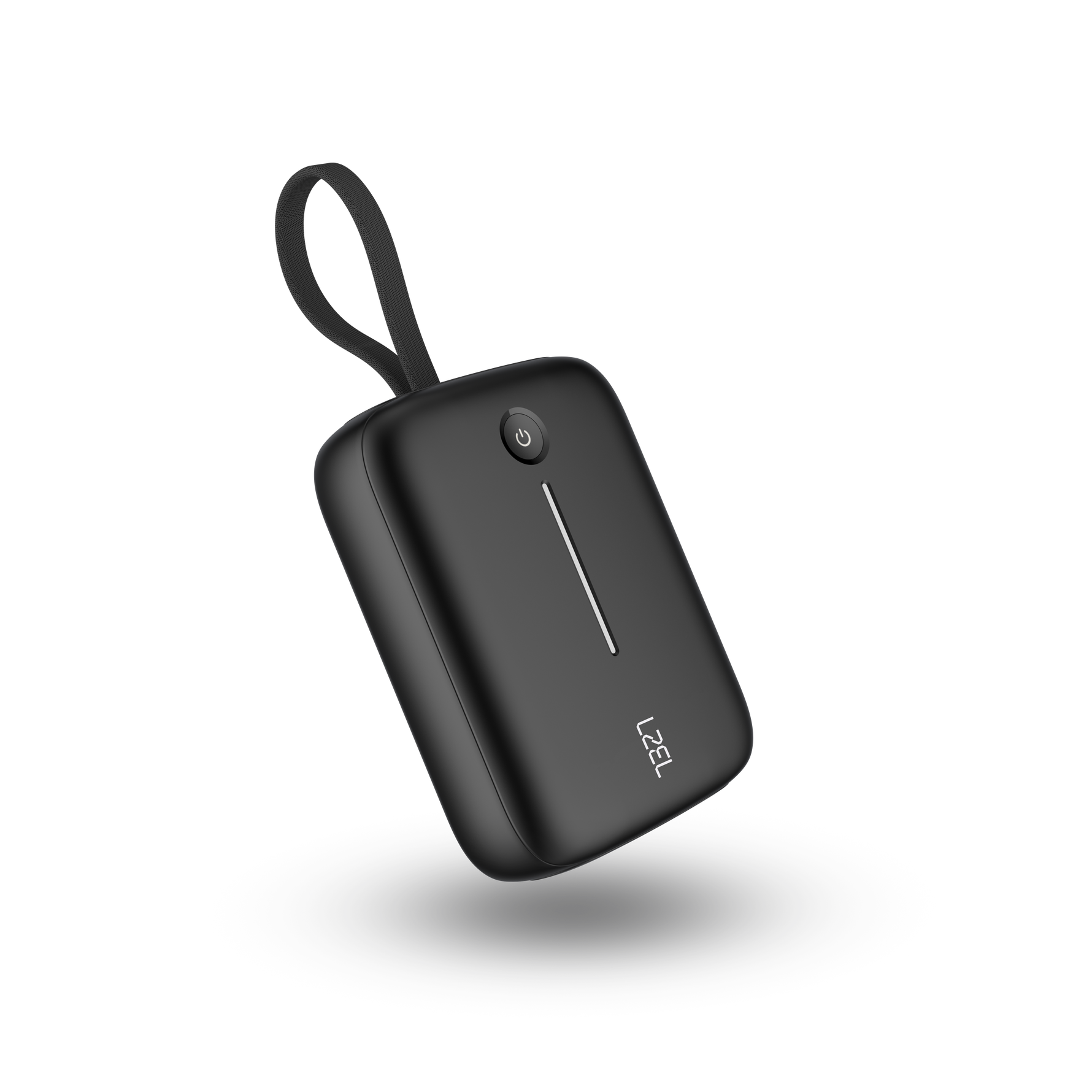 LZEL PrimeBrio Neo 10K Mini Power Bank 22.5W – 10000mAh, Detachable Type-C Cable | Black