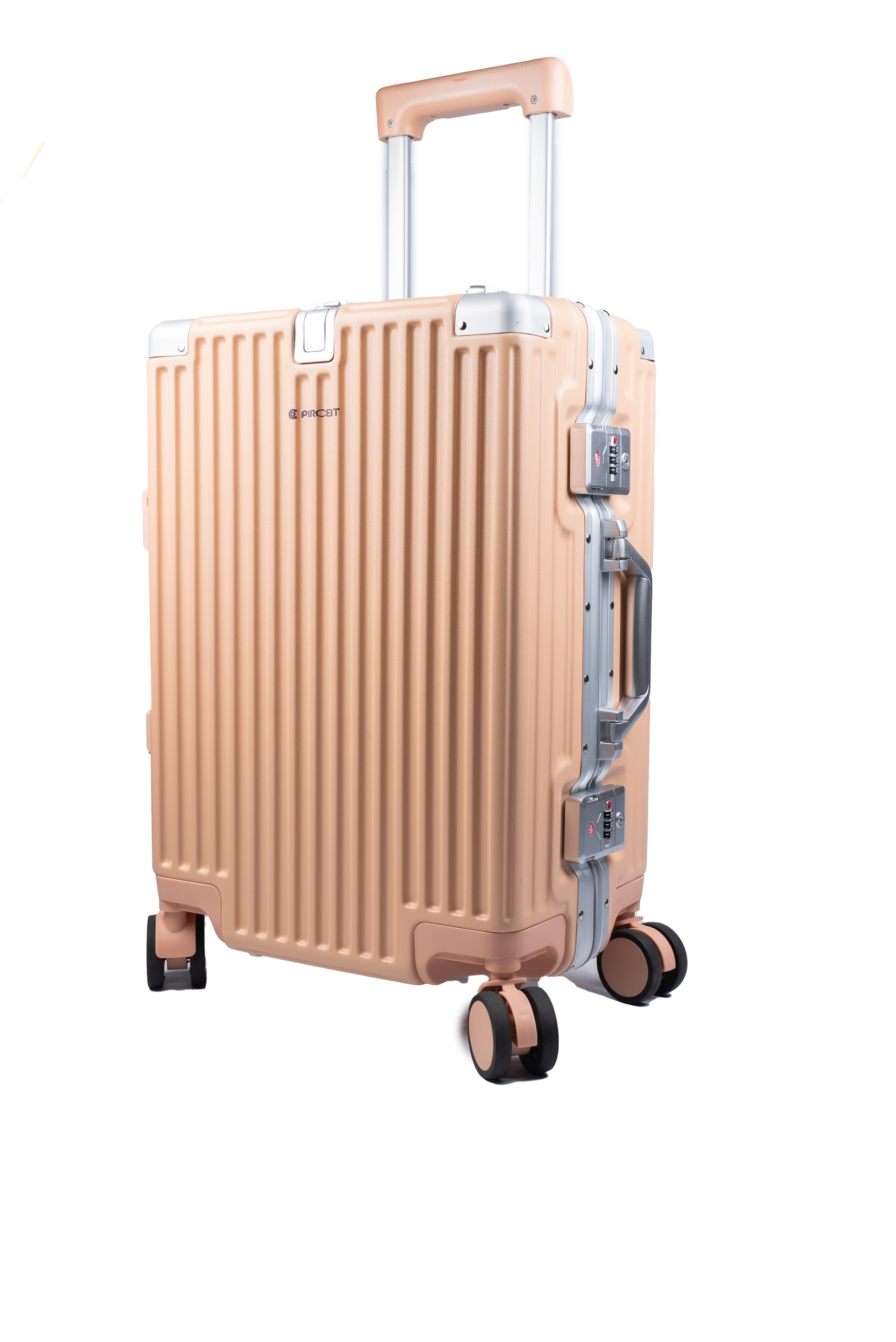 90 Percent 4 Wheels ABS Aluminum Frame 20 Inch Suitcase | Pink