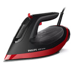 Philips 6000 Series Steam Iron, 2800W | Black & Red
