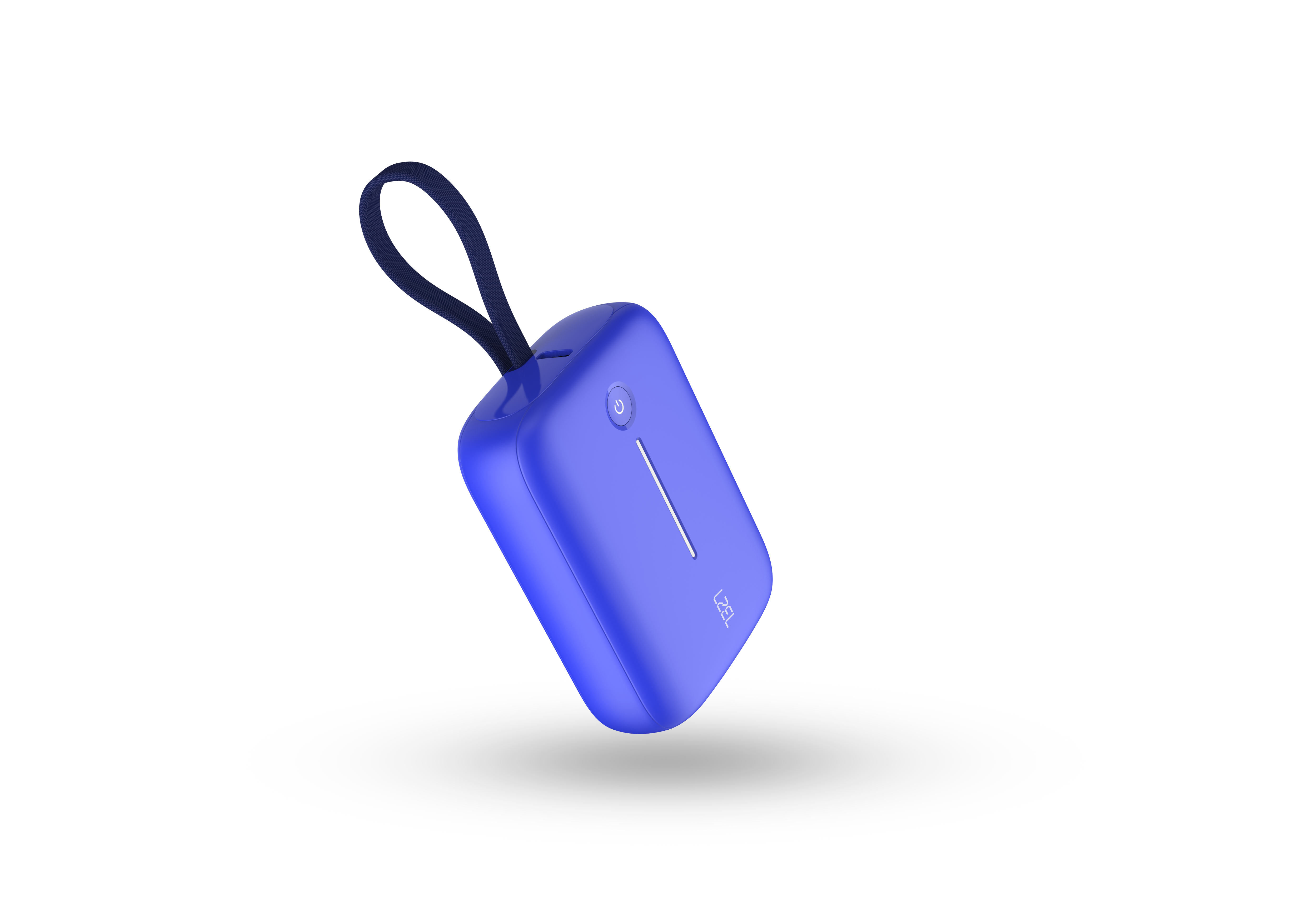 LZEL PrimeBrio Neo 10K Mini Power Bank 22.5W – 10000mAh, Detachable Type-C Cable | Blue