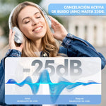 Wireless Active Noise Cancelling HeadPhones | White