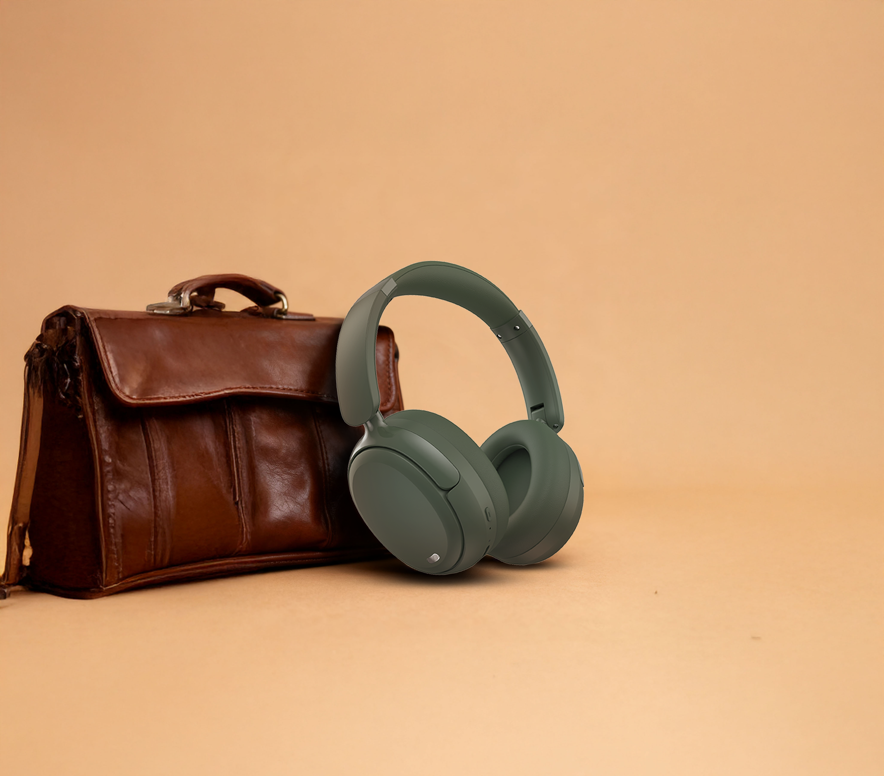 LZEL Sonique Pulse Wireless Stereo Headphones | Dark Green