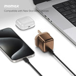 شاحن حائط من Momax 1-Charger GaN Tech بقدرة 65 واط – منفذ واحد | بيچ