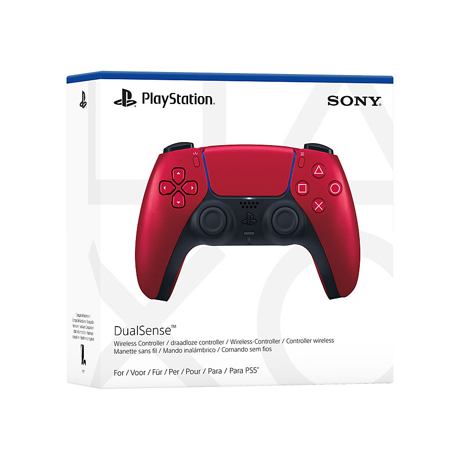 وحدة تحكم لاسلكية DualSense لجهاز PS5 من Sony | أحمر بركاني