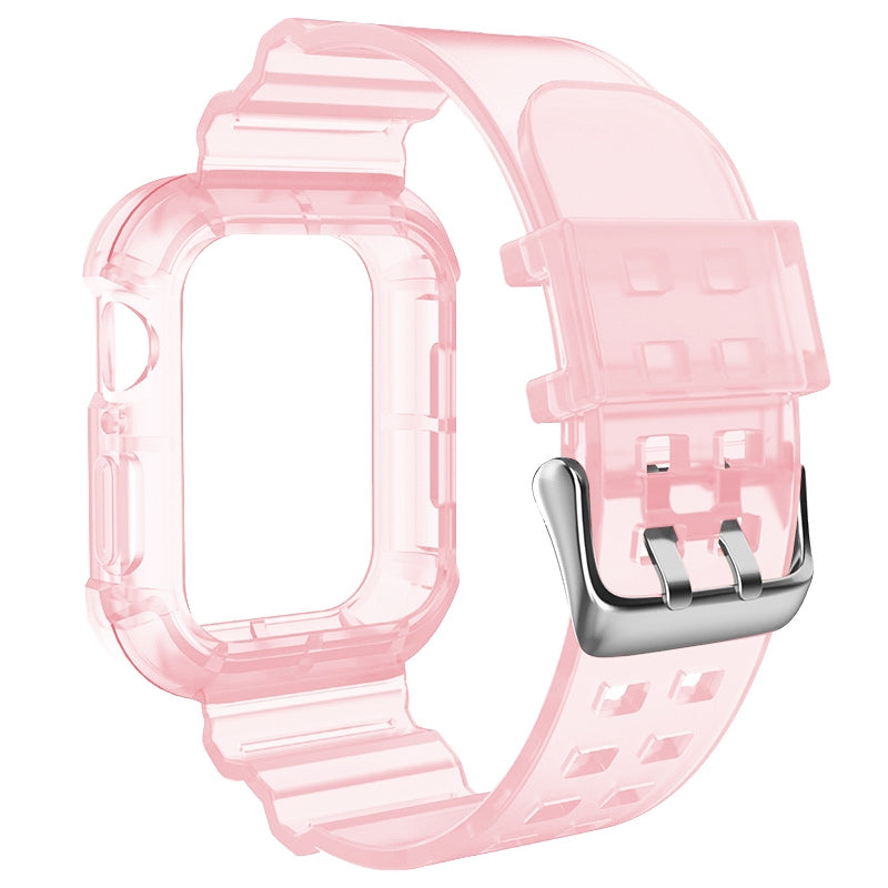 Coteci Watch Ultra 49MM Transparent Watch Band - Pink (21038-TP)