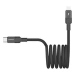 كيبل Momax Mag.Link بطرف USB-C إلى Lightning مغناطيسي 60 واط بطول 1 متر | أسود