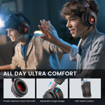 EKSA 2in1 Gaming Headset 7.1 Surround Sound With 3.5mm Jack | Black Red
