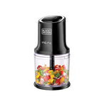 مفرمة رأسية بلاك & ديكر بأربع شفرات، 500 واط، 500 مل