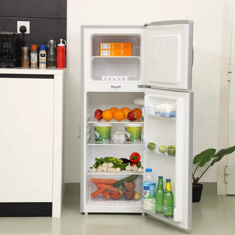 Geepas 180L Double-Door Direct Cool Refrigerator