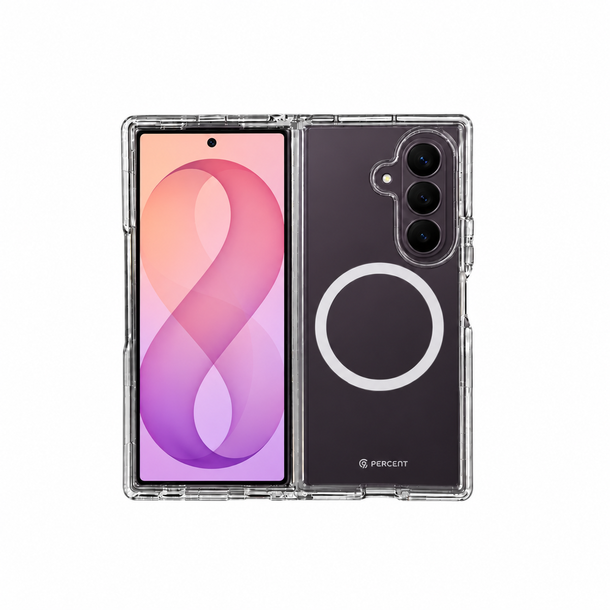 90 PERCENT MagSafe Case for Samsung Galaxy Z Fold 8 Ultra | Clear