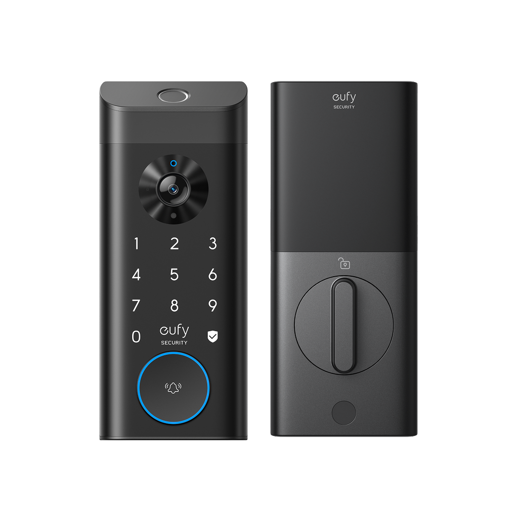 قفل باب فيديو ذكي eufy E330 | رمادي فاتح