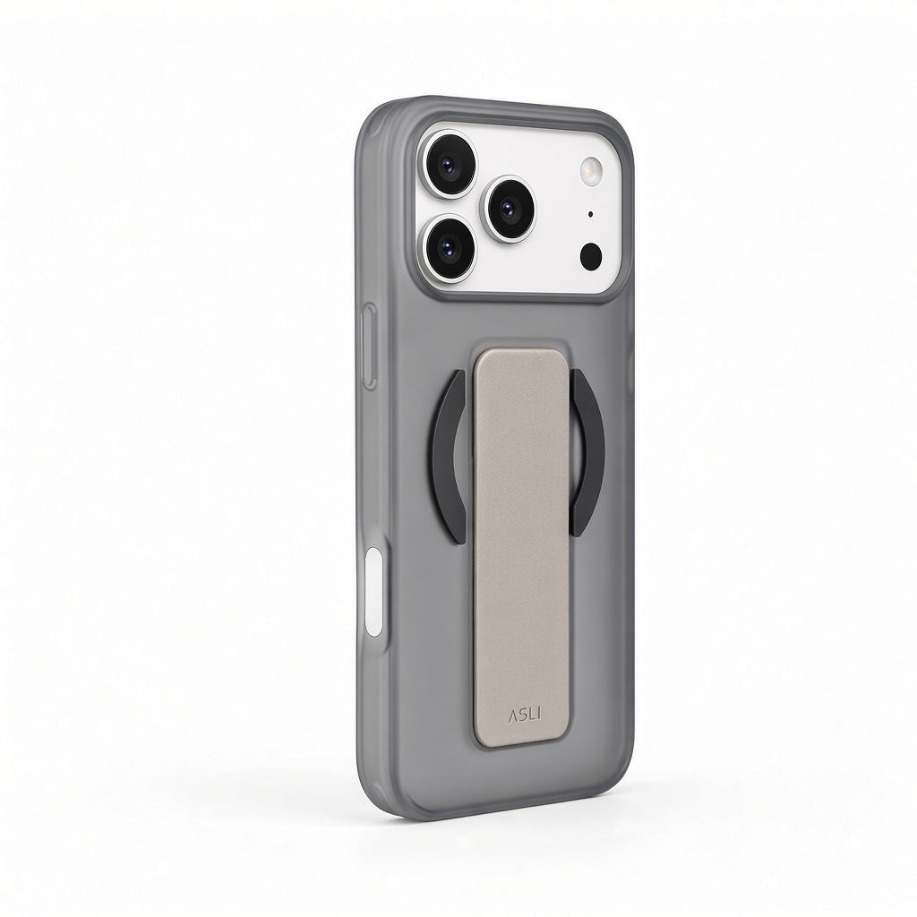 Asli Global MagTrox Gravitas MagSafe Leather Grip Case for iPhone 17 Pro