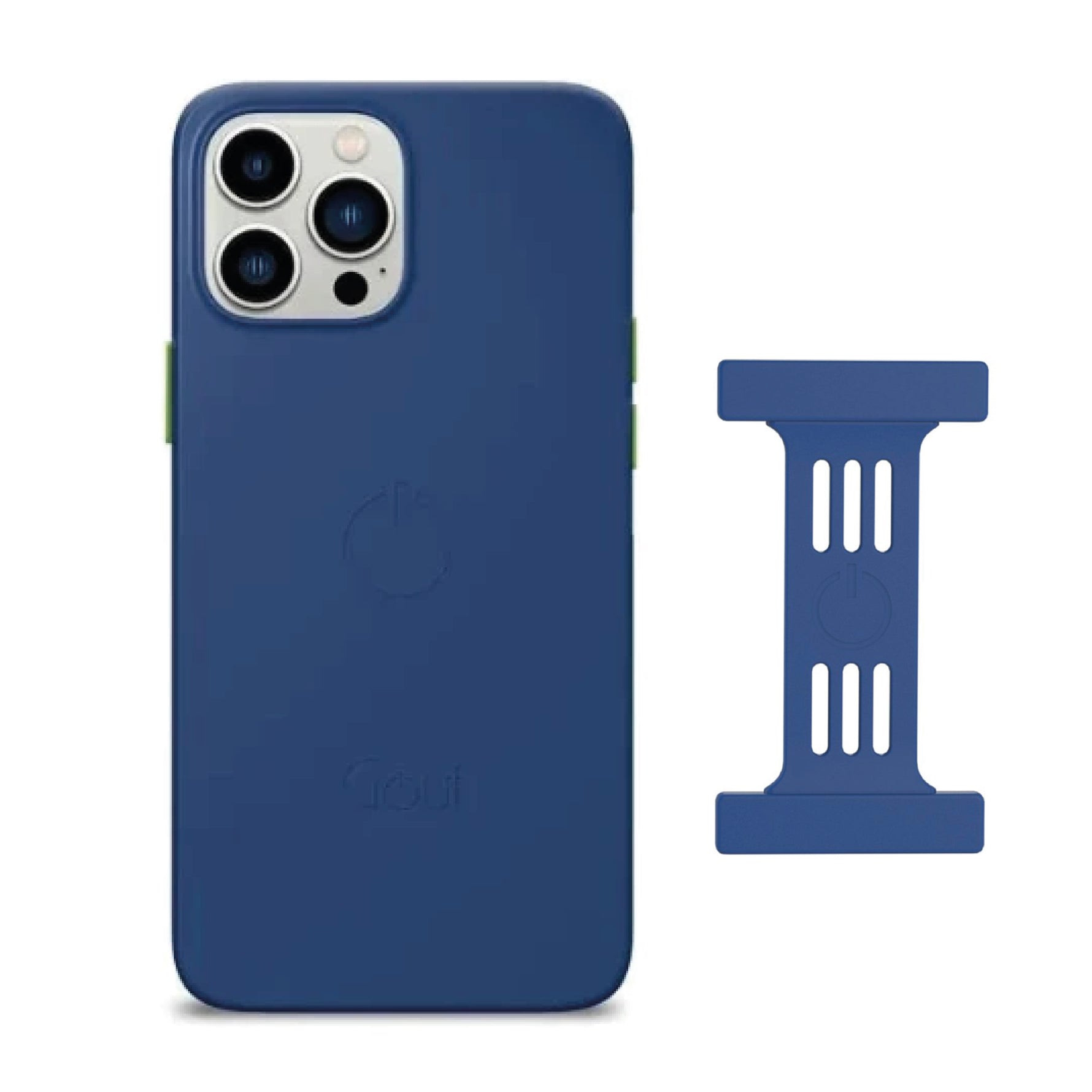 Goui iPhone 16 Pro Max Case Midnight Blue + Strap