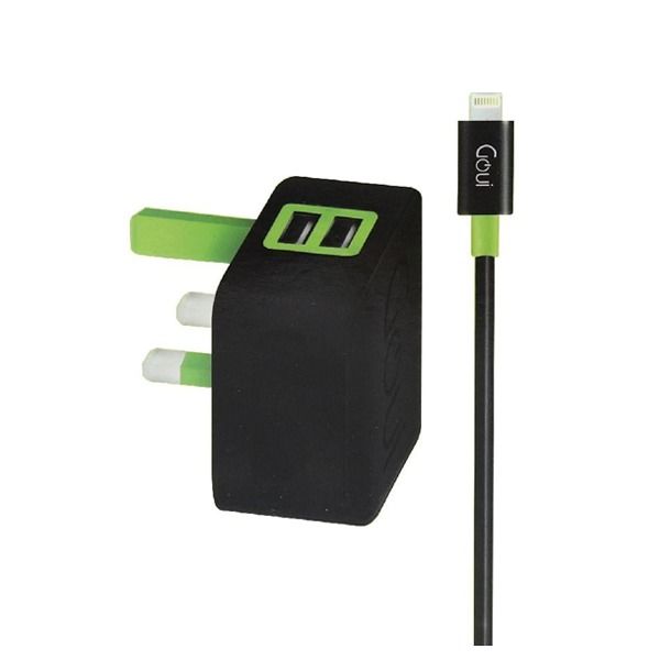 Goui WALL-i Dual USB | G-TK3A-02-BK