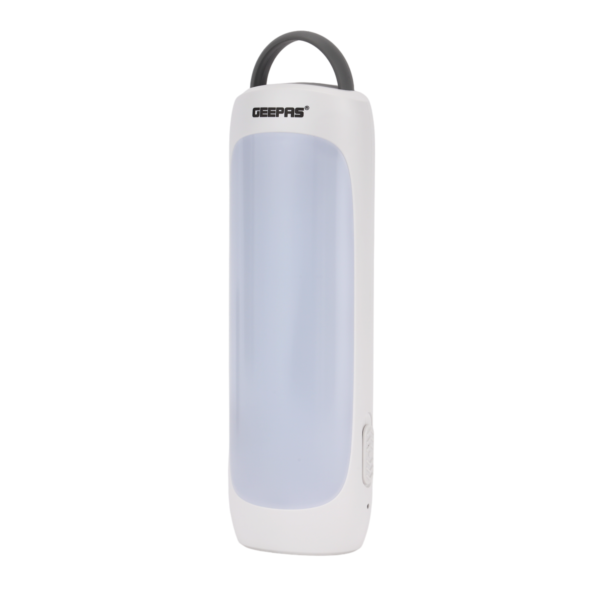 فانوس طوارئ LED قابل للشحن من Geepas | مزود بـ 30 LED | بطارية ليثيوم 1200 مللي أمبير | شحن عبر USB | مؤشر شحن كامل | مثالي للاستخدام المنزلي والخارجي