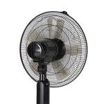 Geepas 16” Stand Fan with Remote Control – 60W, 3 Speed Settings, 5 Durable AS Blades, 7.5-Hour Timer, Wide Oscillation Function