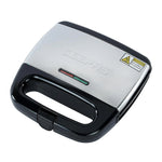 شواية من Geepas ستانلس ستيل – 750 واط، شريحتان، ألواح غير لاصقة