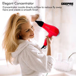 Geepas Hair Dryer | 1500W | 3 Heat & 2 Speed Settings