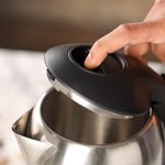 Geepas Stainless Steel Electric Kettle | 2L Large Capacity | 1800W High Power Fast Boiling | Automatic Shut-Off | Boil-Dry Protection | Durable Design