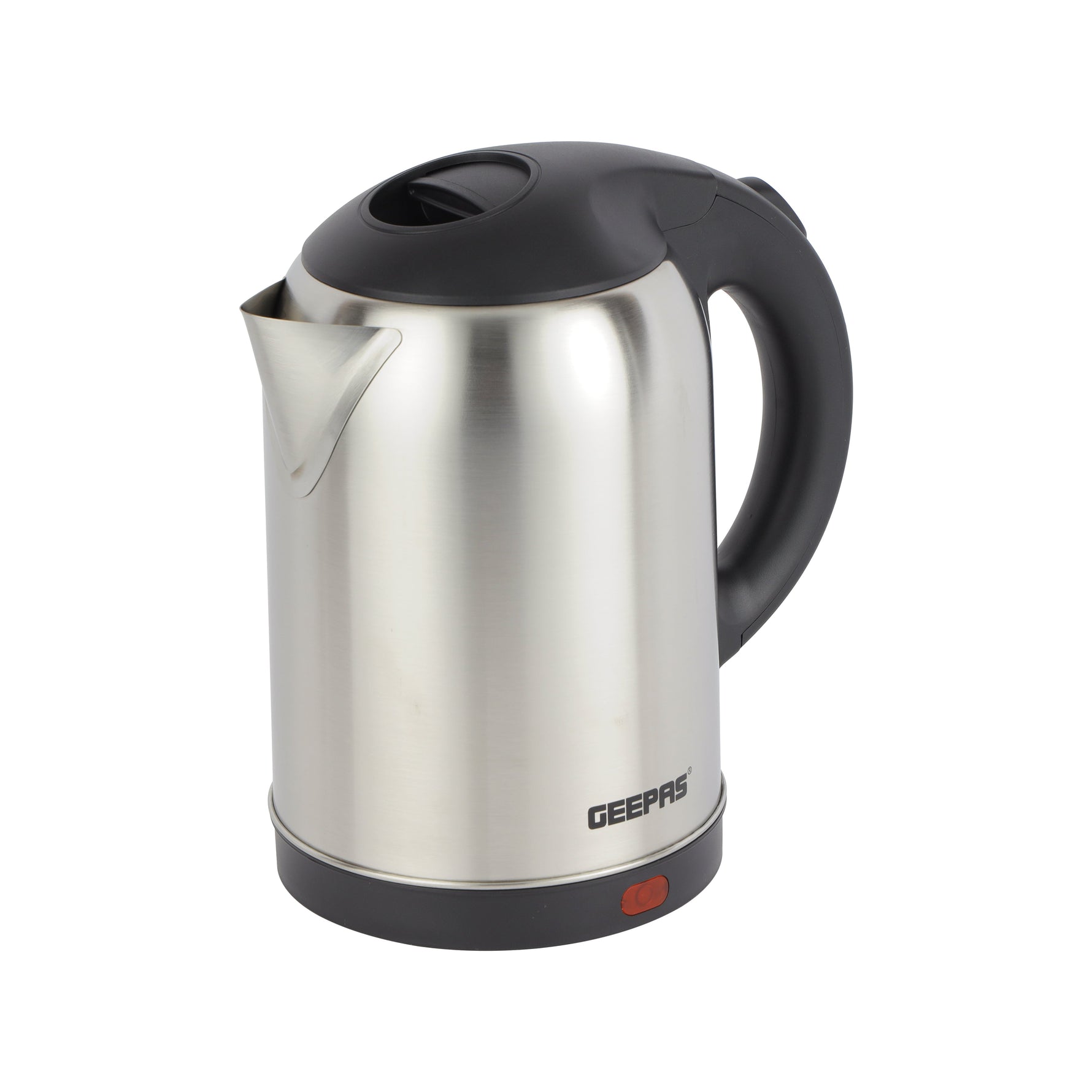 Geepas Stainless Steel Electric Kettle | 2L Large Capacity | 1800W High Power Fast Boiling | Automatic Shut-Off | Boil-Dry Protection | Durable Design