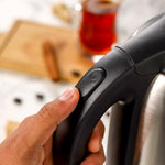 Geepas Stainless Steel Electric Kettle | 2L Large Capacity | 1800W High Power Fast Boiling | Automatic Shut-Off | Boil-Dry Protection | Durable Design