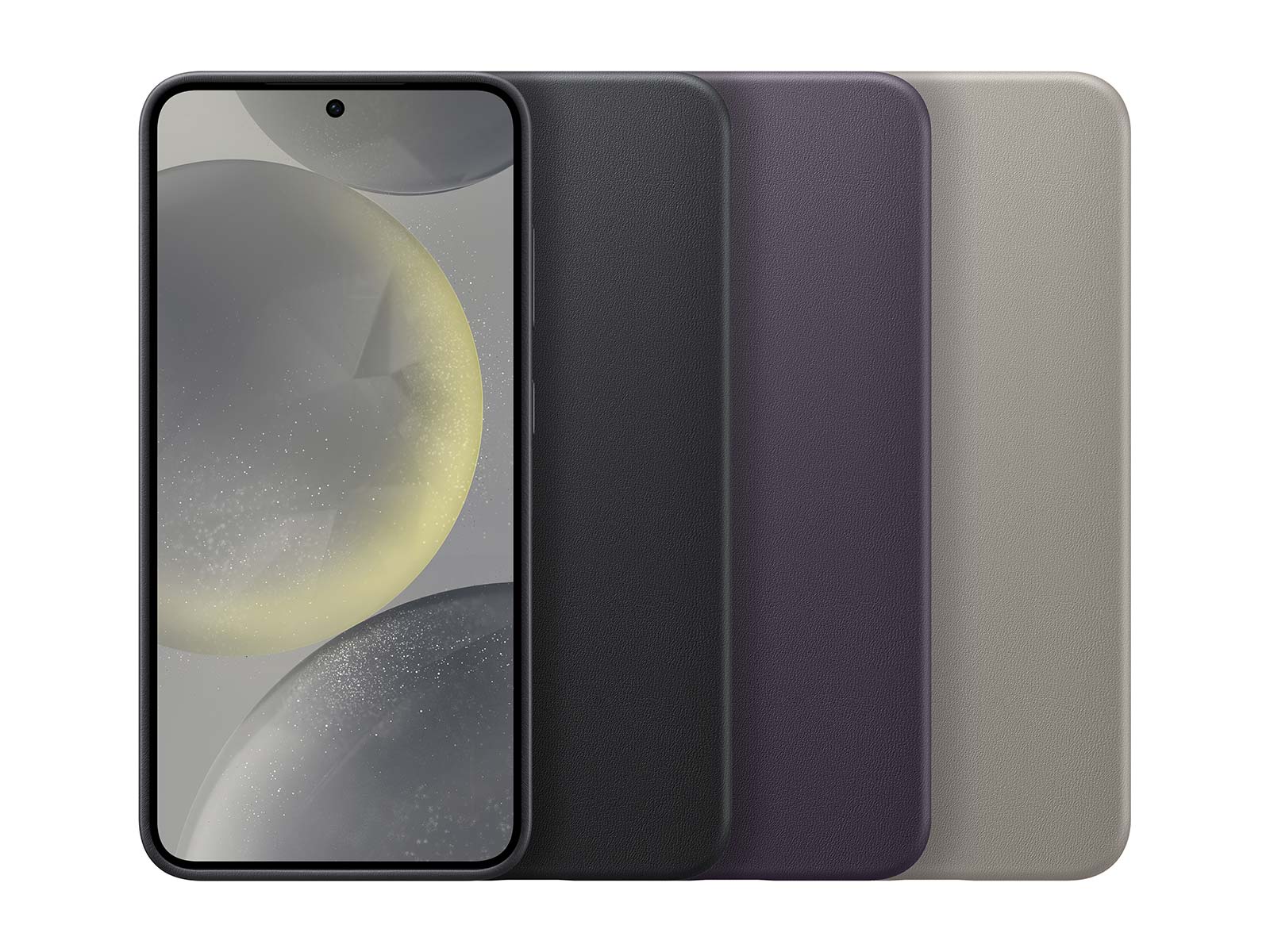 Samsung Vegan Leather Case For Galaxy S24 |Taupe