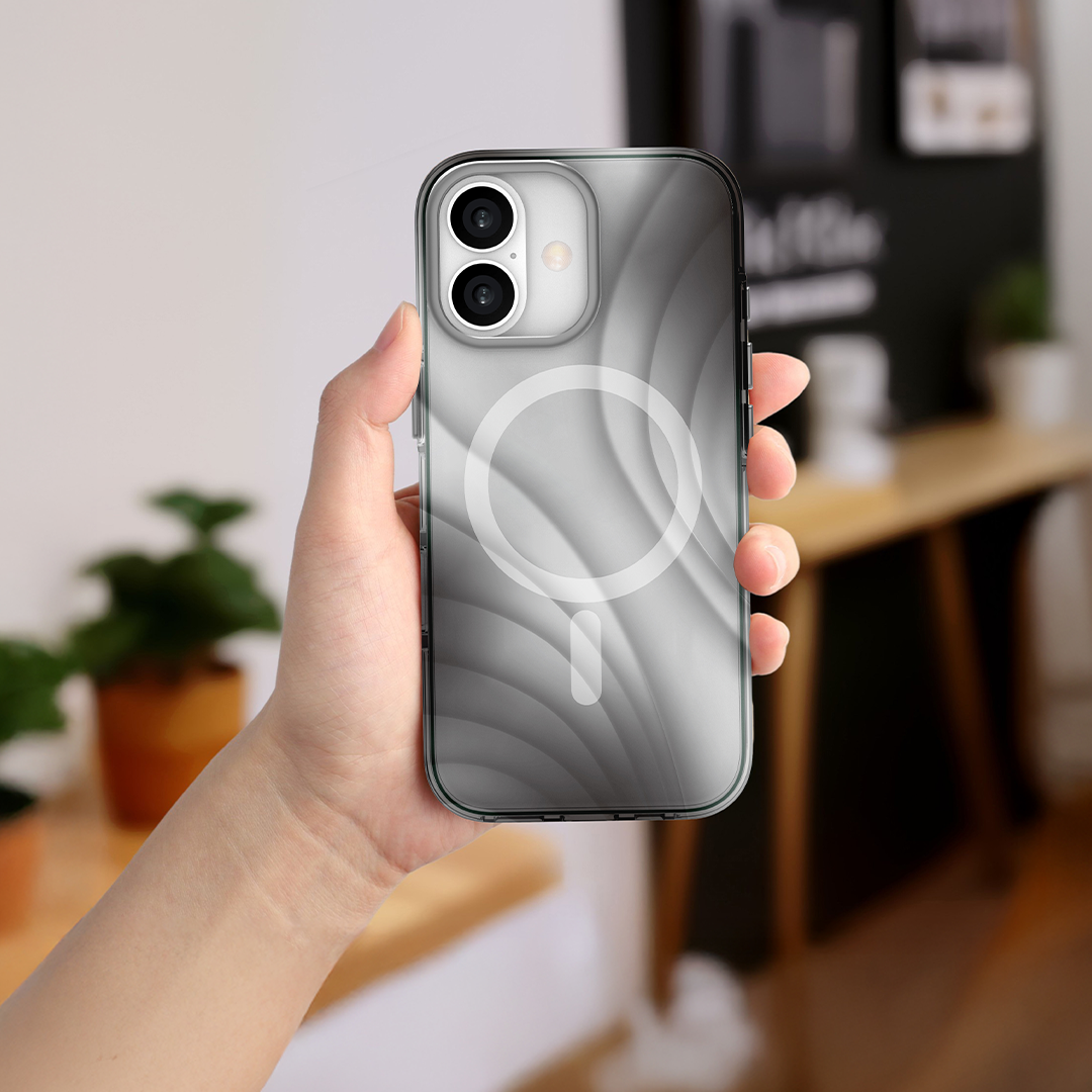 كڤر حماية LZEL MagFluxo Craft لهاتف iPhone 17 | رمادي
