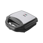 صانع شطائر محمول وقوي بشريحتين – 700 واط Geepas ، أسطح غير لاصقة