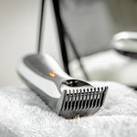 Geepas ProShield 1.0 – Waterproof Cordless Hair & Beard Trimmer, Dual Turbo, LED, USB, Stainless Steel Blades