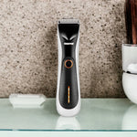 Geepas ProShield 1.0 – Waterproof Cordless Hair & Beard Trimmer, Dual Turbo, LED, USB, Stainless Steel Blades
