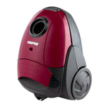 مكنسة كهربائية – 2200 واط Geepas ، سعة كيس 1.5 لتر، منخفضة الضوضاء، مؤشر امتلاء الغبار، مدمجة للمنزل