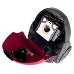 مكنسة كهربائية – 2200 واط Geepas ، سعة كيس 1.5 لتر، منخفضة الضوضاء، مؤشر امتلاء الغبار، مدمجة للمنزل