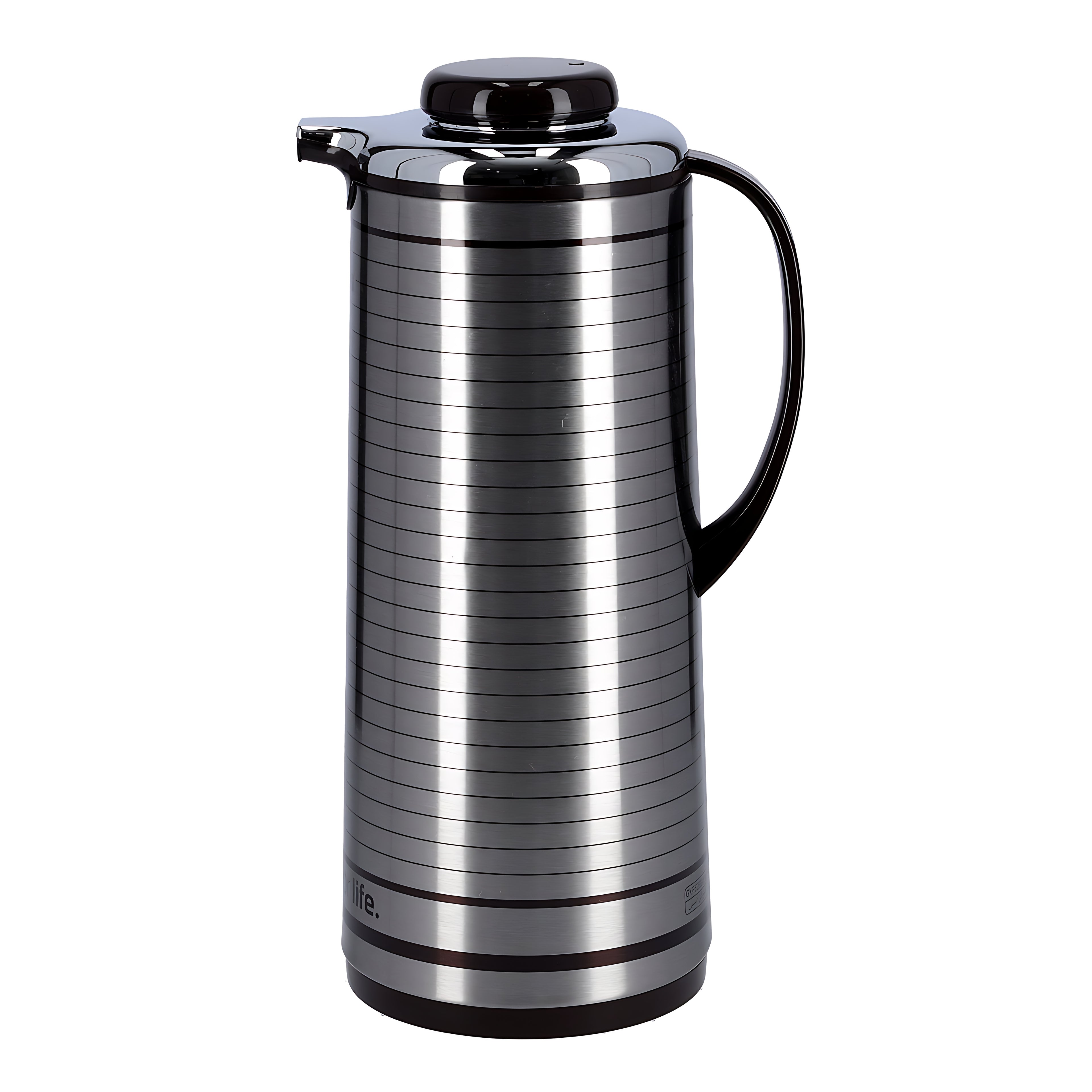Geepas Vacuum Flask | 1.9L Capacity | Hot & Cold Insulation | Durable Plastic, Iron, Glass, Silica Gel Material | Keeps Drinks Fresh