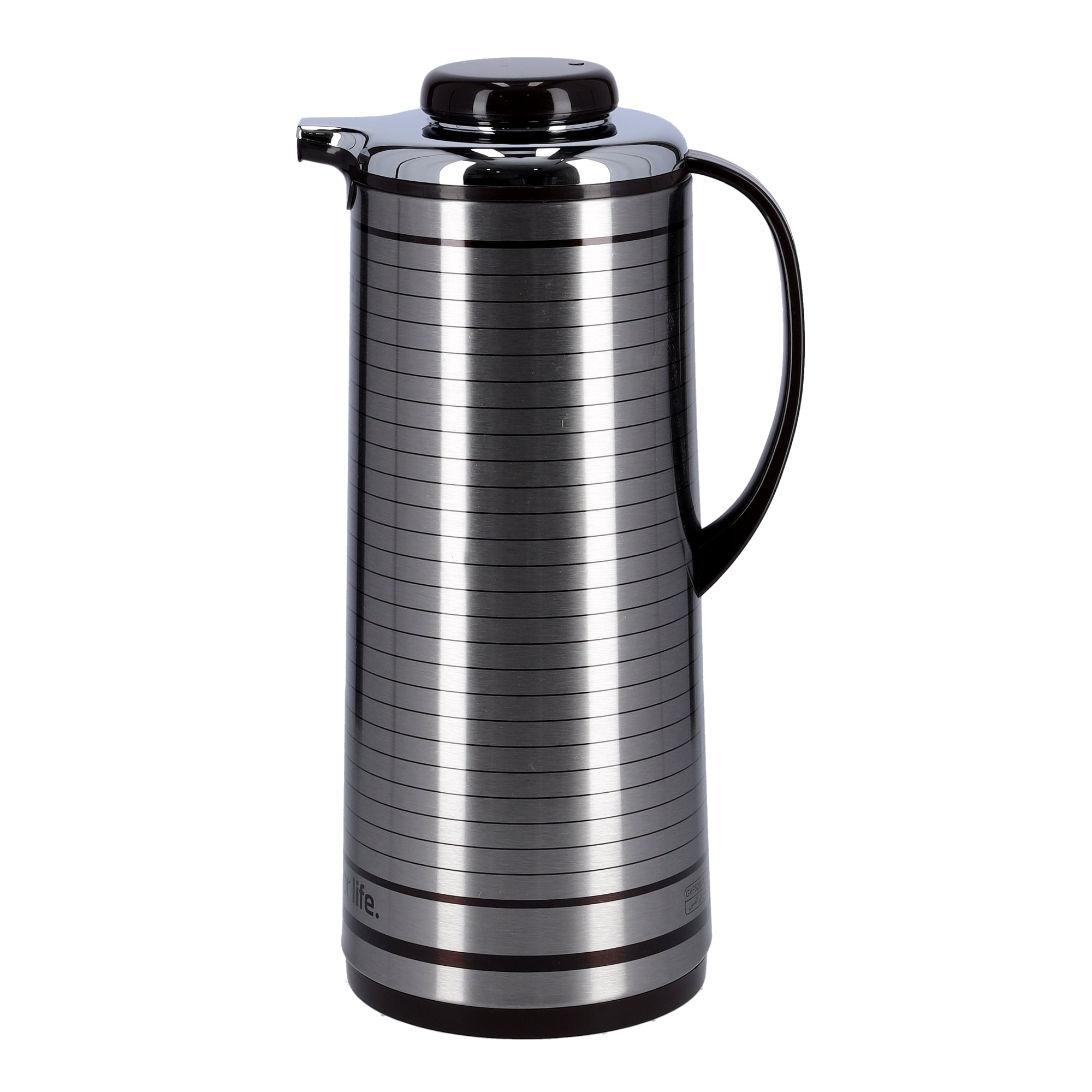 Geepas Vacuum Flask | 1.9L Capacity | Hot & Cold Insulation | Durable Plastic, Iron, Glass, Silica Gel Material | Keeps Drinks Fresh