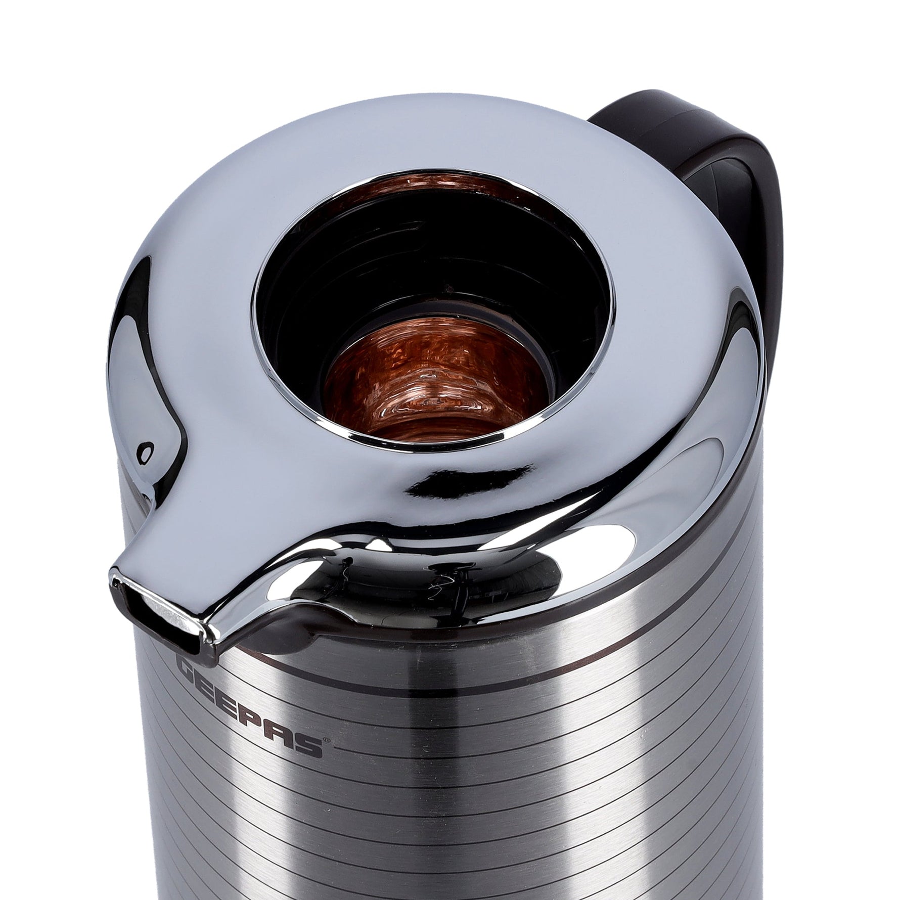 Geepas Vacuum Flask | 1.9L Capacity | Hot & Cold Insulation | Durable Plastic, Iron, Glass, Silica Gel Material | Keeps Drinks Fresh