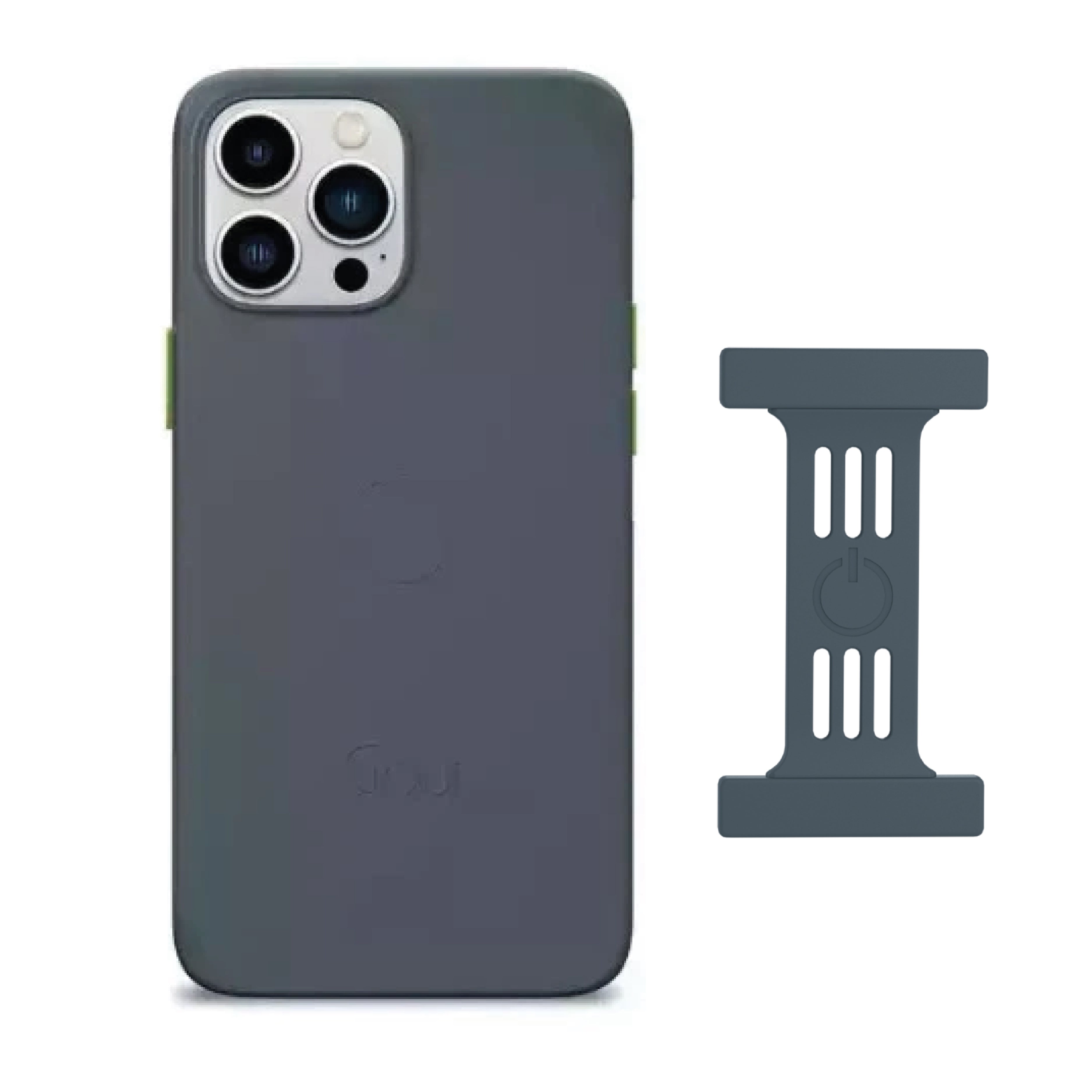 Goui iPhone 16 Pro Case Steel Grey + Strap