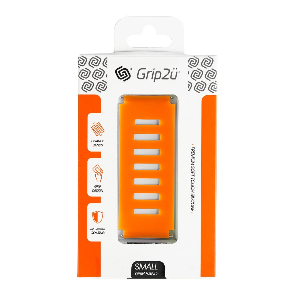 غطاء دبوس بديل Grip2u ذو شريط صغير برتقالي (GGPCSBNDORA)